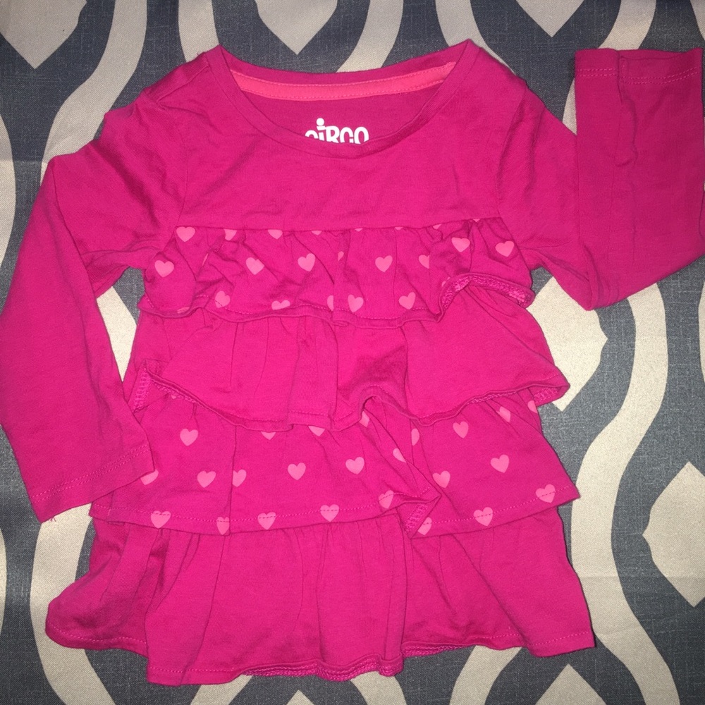 10/$20 CIRCO Long Sleeve Shirt Size 12 month Heart